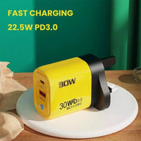 30W Fast Charging USB-C PD Plug