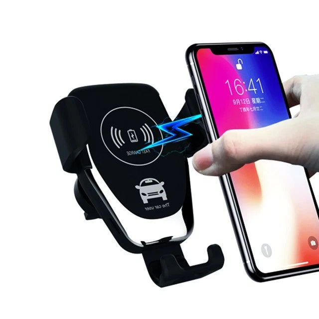 Wireless Automatic Clamping 15W Clip Car Charger