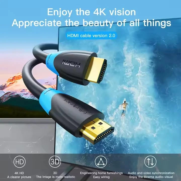 Rex 4K HDMI Cable Ultra HD High Speed HDMI 2.0 Lead