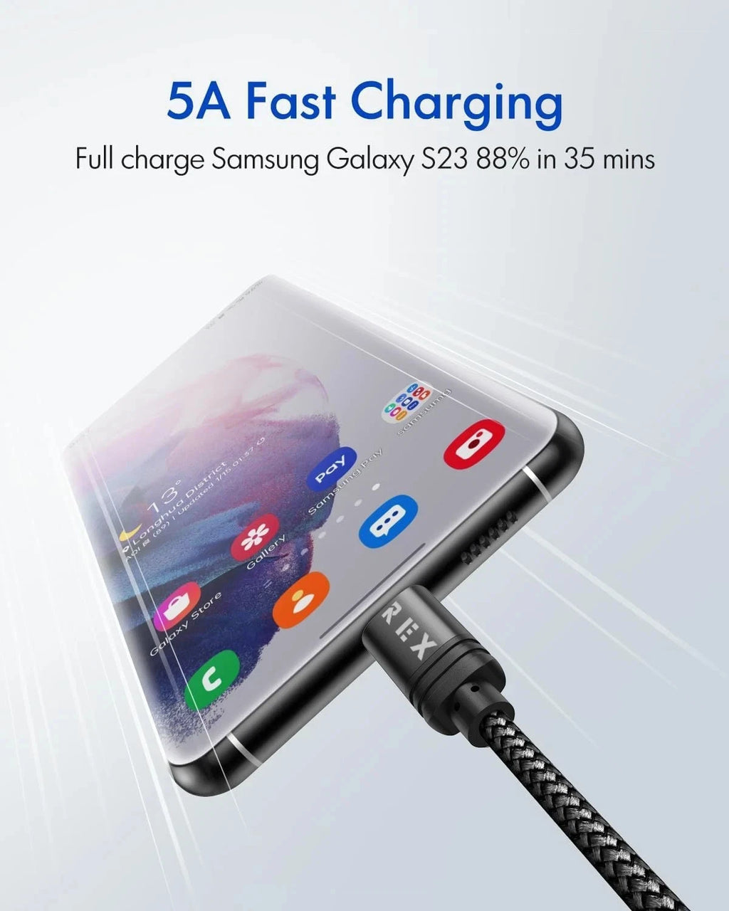 USB C to C 60W PD Braided Cable
