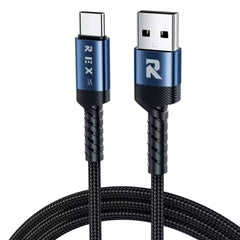 USB A to C Fast Charger Braided Cable