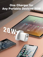 20W Fast Charging USB-C PD Plug