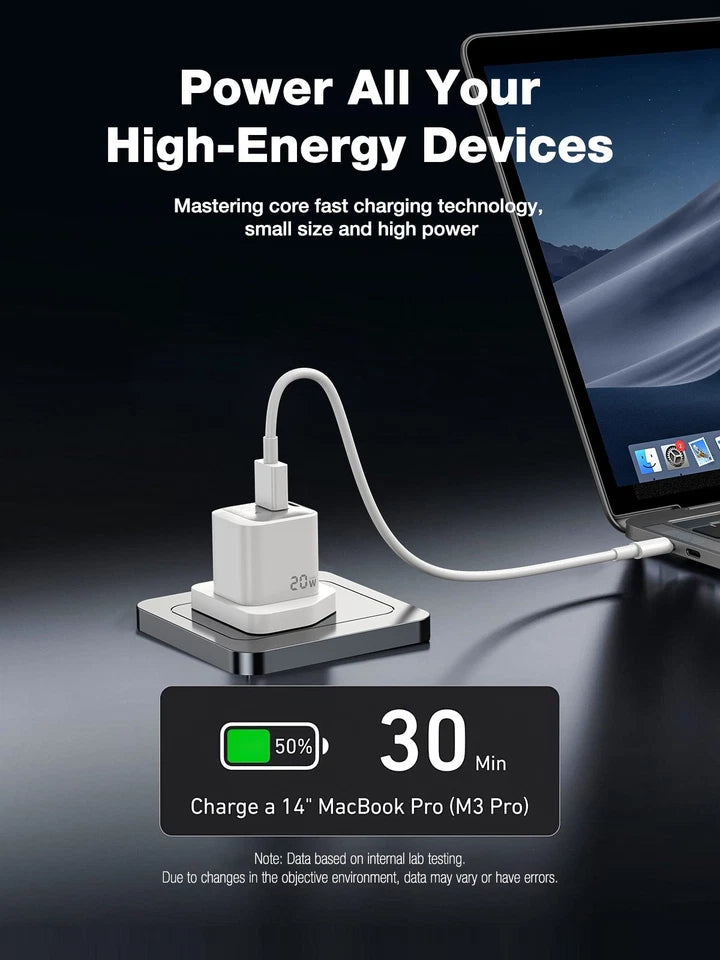 20W Fast Charging USB-C PD Plug