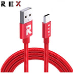 USB A to C Fast Charger Braided Cable