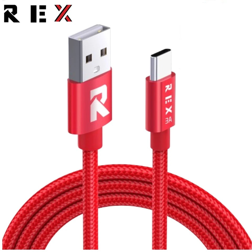 USB A to C Fast Charger Braided Cable