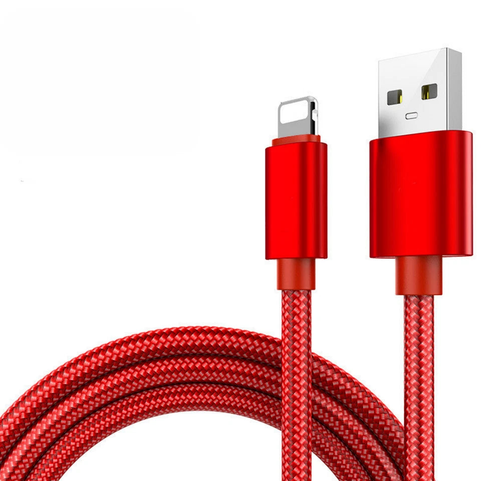 USB A to Lightning Braided Charging Cable