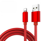 USB A to Lightning Braided Charging Cable