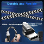 USB C to C 60W PD Braided Cable