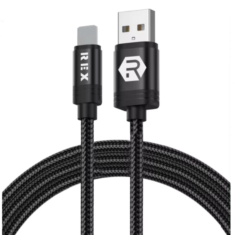 USB A to Lightning Braided Charging Cable