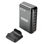 8 Port GAN 600W Charging Station