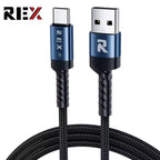 USB A to C Fast Charger Braided Cable