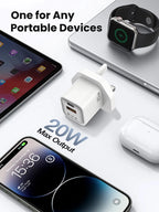 20W Fast Charging USB-C PD Plug