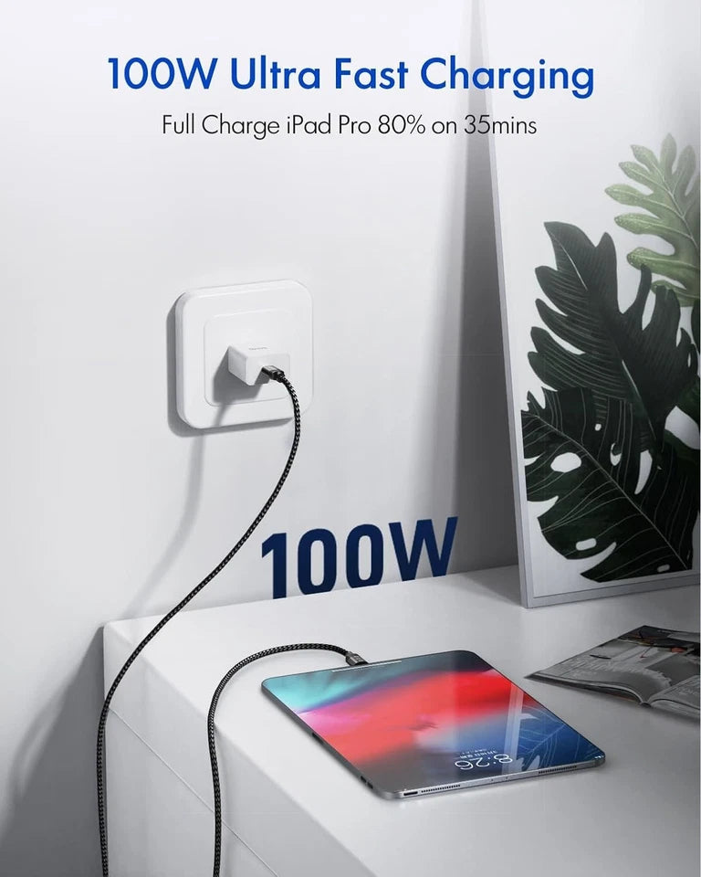 USB C to C 100W 5A Fast Charger Cable