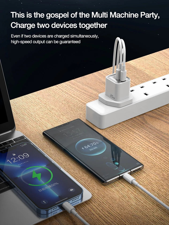 20W Fast Charging USB-C PD Plug