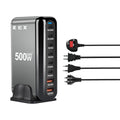 8 Port GAN 500W Charging Station