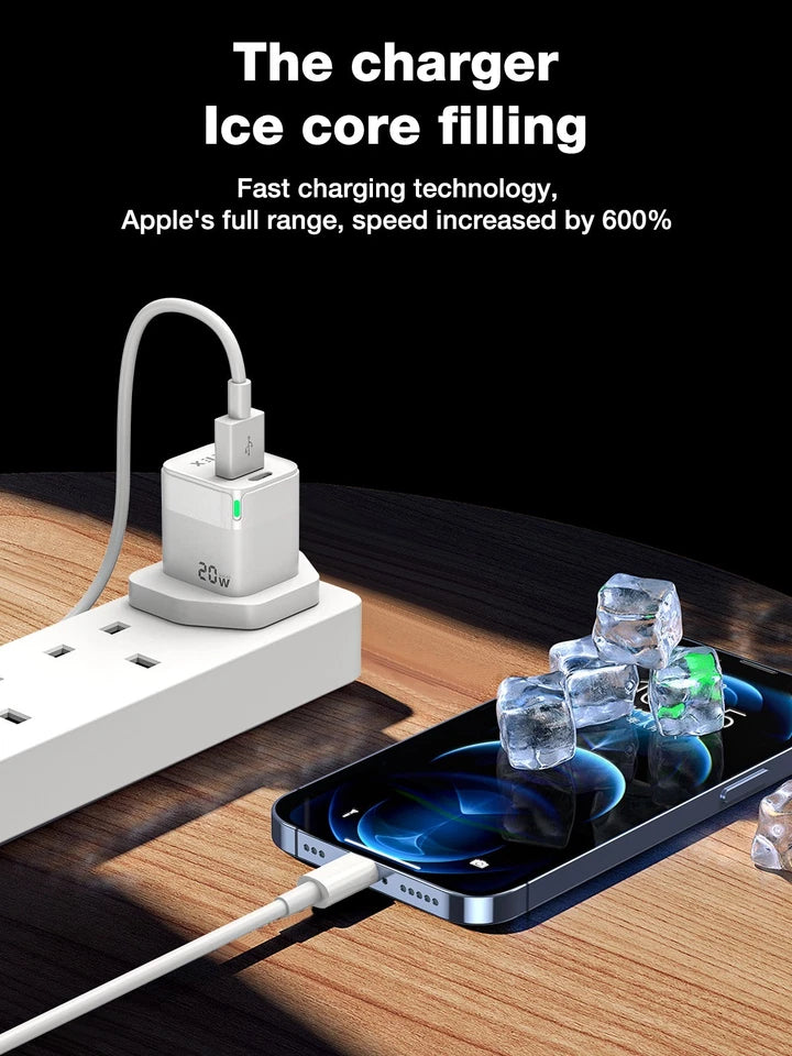 LED 20W Fast Charging PD Plug