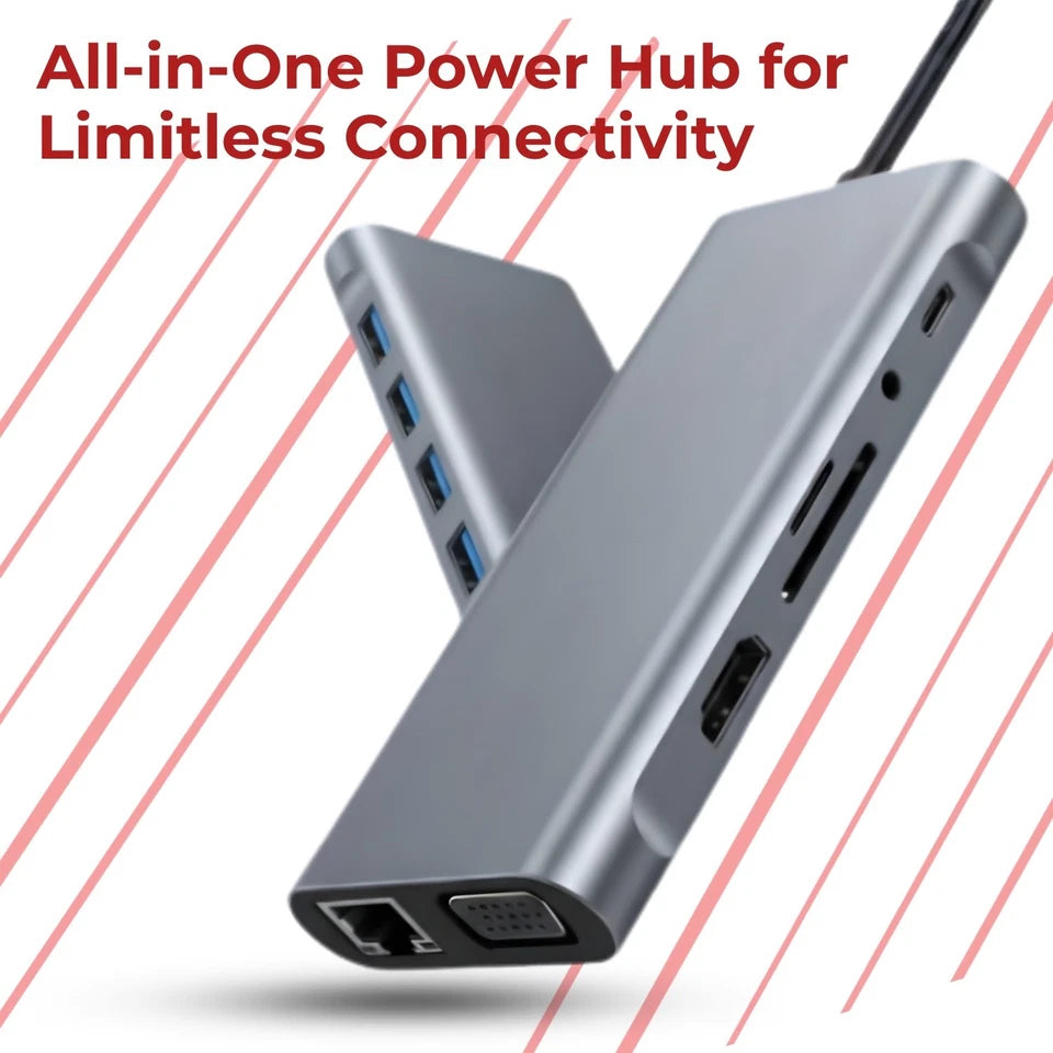 11 In 1 USB Type C Hub