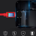 USB A to Lightning Braided Charging Cable