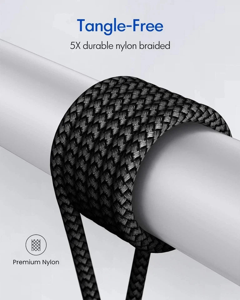 USB C to C 60W PD Braided Cable