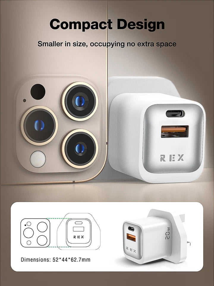 20W Fast Charging USB-C PD Plug