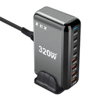8 Port GAN 320W Charging Station
