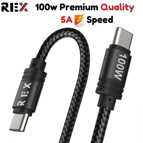 USB C to C 100W 5A Fast Charger Cable