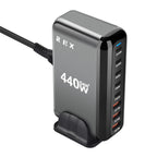 8 Port GAN 440W Charging Station