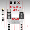 USB C to C 60W PD Braided Cable