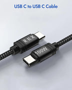 USB C to C 100W 5A Fast Charger Cable